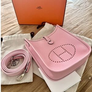 Hermes Pink Crossbody Bag